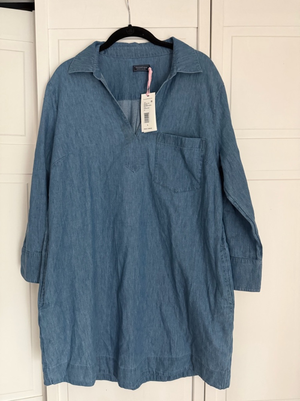 Vineyard Vines Morning Mist Chambray Dress NWT